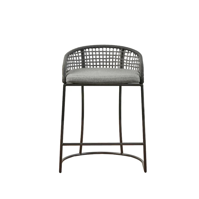 Madison Park Carmel Tabouret de comptoir tressé 25