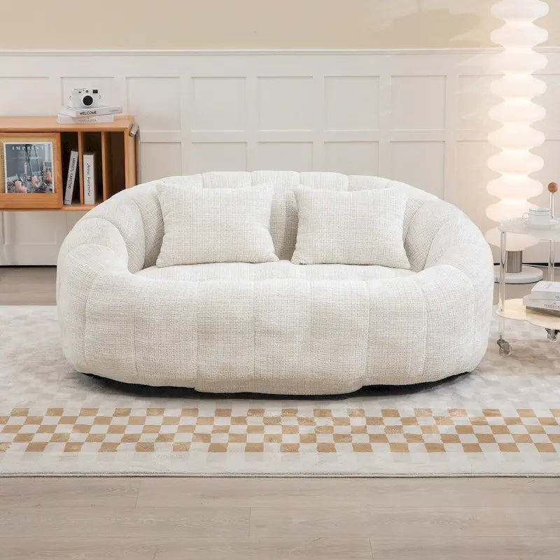Pouf poire pour adultes - Canapé moelleux multicolore