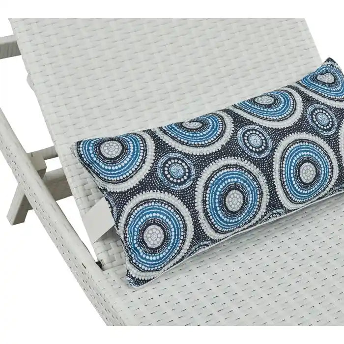 Chaise longue en osier toutes saisons - lot de 2