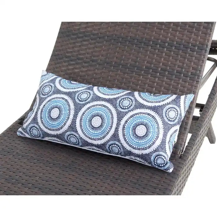 Chaise longue en osier toutes saisons - lot de 2