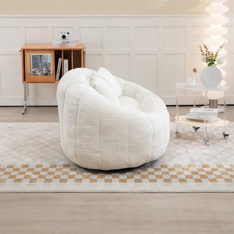 Pouf poire pour adultes - Canapé moelleux multicolore