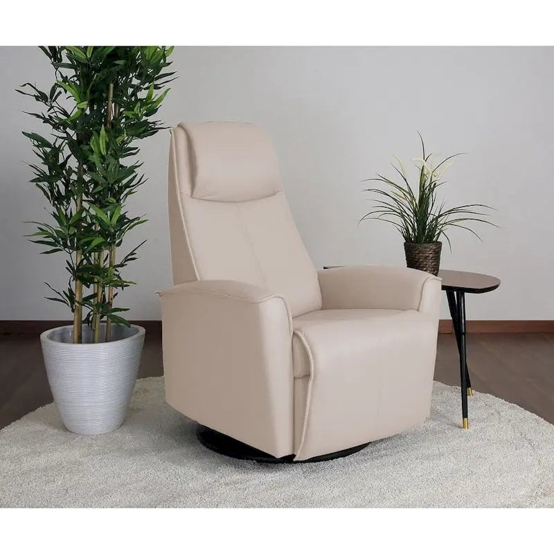 Fjords Urban Fauteuil inclinable balançoire en cuir