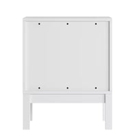 Flash Furniture table de chevet en bois Dallas, table d'appoint de chambre avec 2 tiroirs de rangement pour enfants