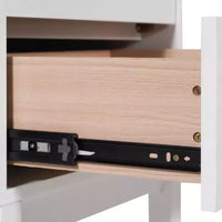 Flash Furniture table de chevet en bois Dallas, table d'appoint de chambre avec 2 tiroirs de rangement pour enfants