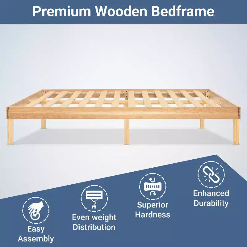 Home Imports Emporium - Lit plateforme en bois massif