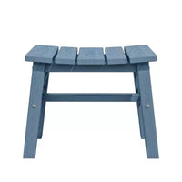 Hyleory HDPE Ottoman portable, tabouret d'extérieur ergonomique incurvé