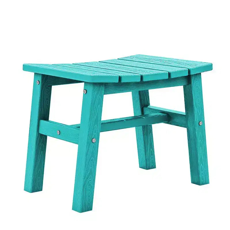 Hyleory HDPE Ottoman portable, tabouret d'extérieur ergonomique incurvé