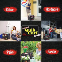 Lot de poches dbest products pour chariot pliable Quik Cart – Caisse roulante de sport
