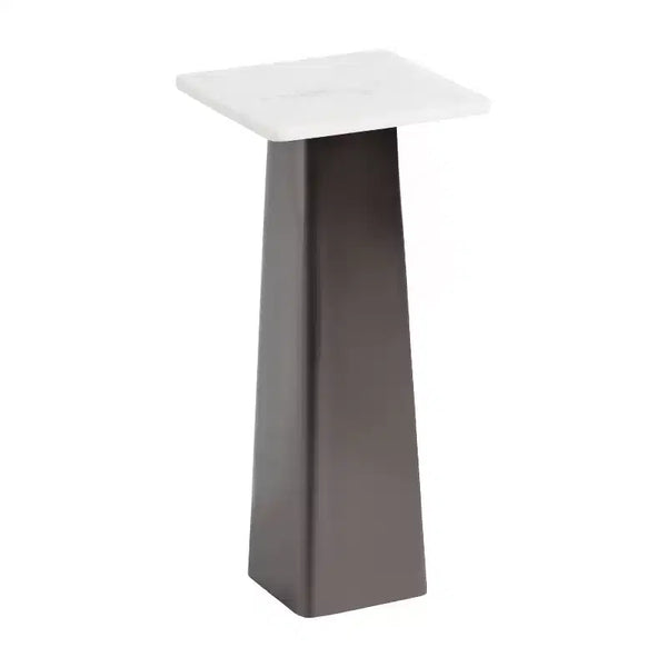 Table d'appoint carrée en marbre Kate and Laurel Quinley