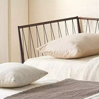 Kings Brand Furniture - Cadre de lit de jour métallique moderne taille Twin avec support de matelas, lit de jour pour salon, chambre, chambre d'amis, bronze