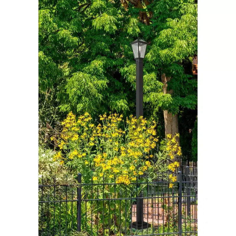 Talbot Lampadaire d'extérieur 110 - luminaire en acier à intensite reglable pour allees, 1 ampoule, classe humide