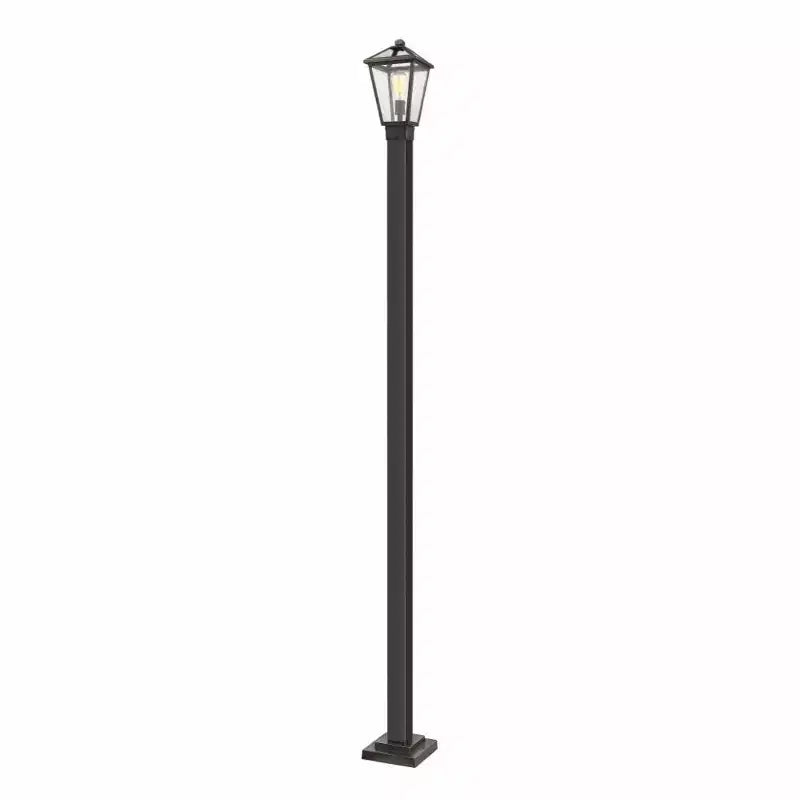 Talbot Lampadaire d'extérieur 110 - luminaire en acier à intensite reglable pour allees, 1 ampoule, classe humide