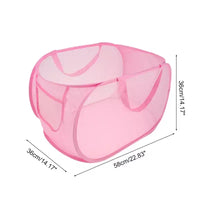 Unique Bargains Panier à Linge Pliant Simple Couche 22,83x14,17x14,17 1 Pièce