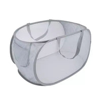 Unique Bargains Panier à Linge Pliant Simple Couche 22,83x14,17x14,17 1 Pièce