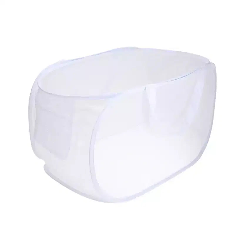 Unique Bargains Panier à Linge Pliant Simple Couche 22,83x14,17x14,17 1 Pièce