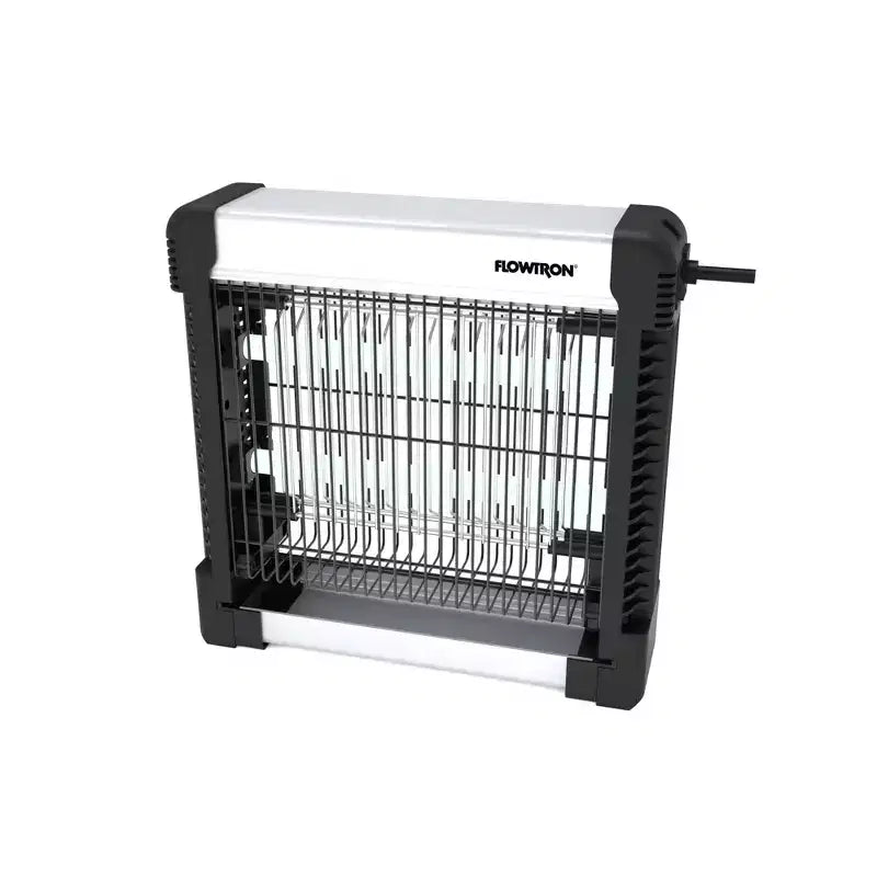 Flowtron Tue-insectes d'intérieur avec puissance 3000V, lampe LED, ampoules UV 15W et grille électrique facile à nettoyer