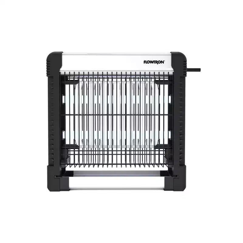 Flowtron Tue-insectes d'intérieur avec puissance 3000V, lampe LED, ampoules UV 15W et grille électrique facile à nettoyer