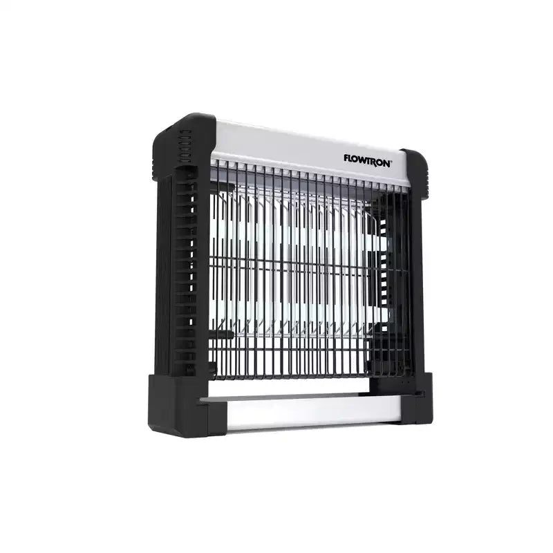 Flowtron Tue-insectes d'intérieur avec puissance 3000V, lampe LED, ampoules UV 15W et grille électrique facile à nettoyer