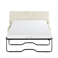 Lit pouf convertible taille Twin avec matelas - lit d'appoint gain de place pour salon et appartement