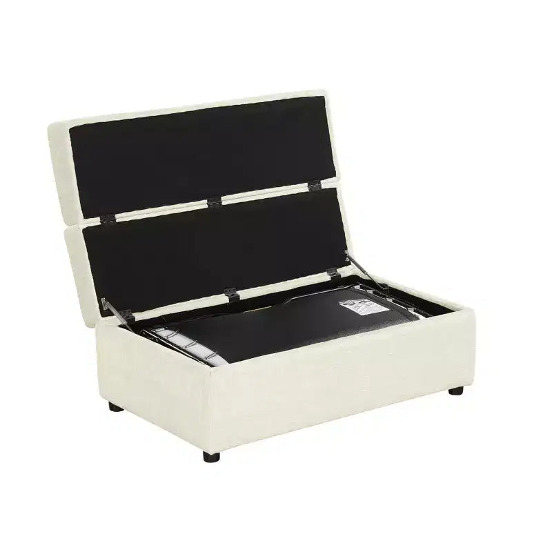 Lit pouf convertible taille Twin avec matelas - lit d'appoint gain de place pour salon et appartement