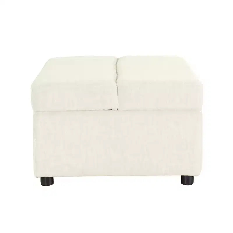 Lit pouf convertible taille Twin avec matelas - lit d'appoint gain de place pour salon et appartement