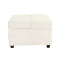 Lit pouf convertible taille Twin avec matelas - lit d'appoint gain de place pour salon et appartement