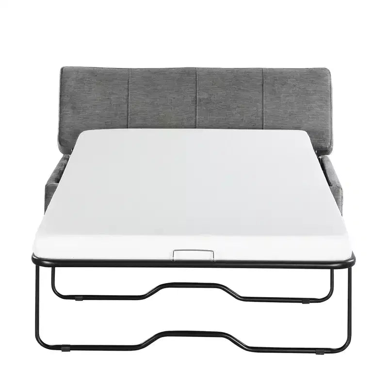 Lit pouf convertible taille Twin avec matelas - lit d'appoint gain de place pour salon et appartement