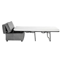 Lit pouf convertible taille Twin avec matelas - lit d'appoint gain de place pour salon et appartement