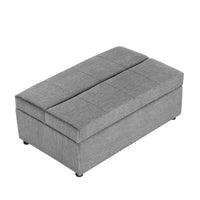 Lit pouf convertible taille Twin avec matelas - lit d'appoint gain de place pour salon et appartement