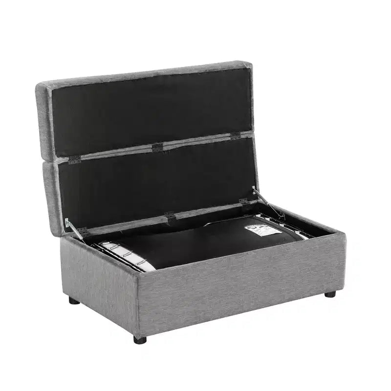 Lit pouf convertible taille Twin avec matelas - lit d'appoint gain de place pour salon et appartement