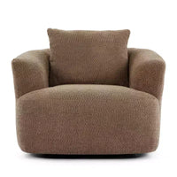 Fauteuil baquet pivotant rembourré Whisen 38.2 avec oreiller