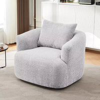 Fauteuil baquet pivotant rembourré Whisen 38.2 avec oreiller