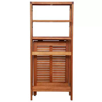 vidaXL Ensemble bistrot pliant 3 pièces en bois d'acacia massif