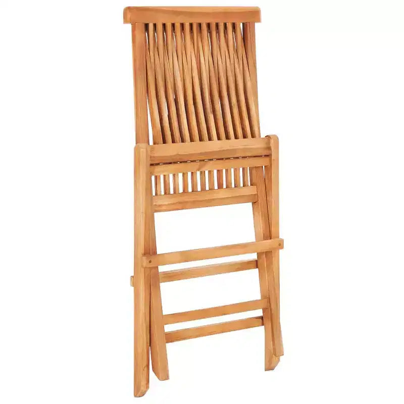 vidaXL Ensemble bistrot pliant 3 pièces en bois de teck massif