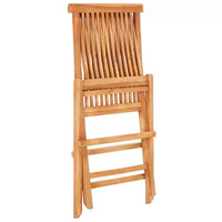 vidaXL Ensemble bistrot pliant 3 pièces en bois de teck massif