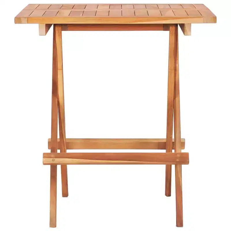 vidaXL Ensemble bistrot pliant 3 pièces en bois de teck massif