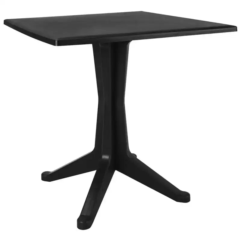vidaXL Ensemble bistro Lot de 2 Anthracite Plastique aspect rotin Standard