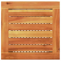 vidaXL Ensemble bistro 3 pièces avec coussins, résine tressée poly grise, bois d'acacia