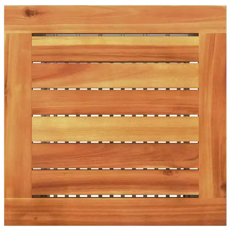 vidaXL Ensemble bistro 3 pièces avec coussins, résine tressée poly grise, bois d'acacia