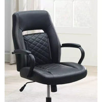 Chaise de jeu Okak avec accoudoirs, chaise croisée avec roulettes, chaise d'ordinateur rembourrée pour étude, bureau, salle de jeux