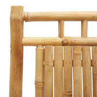 vidaXL Ensemble bistro en bambou naturel Moyen pliable