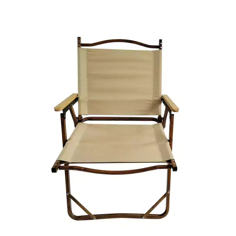 Chaise pliable et portable confortable avec accoudoirs - Cadre en aluminium, chaise Kermit de voyage facile à plier et à transporter, lot de 4