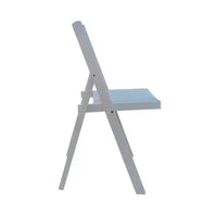 Chaise pliante en bois à lattes pour événement spécial - Blanche, lot de 4, CHAISE PLIANTE, STYLE PLIABLE
