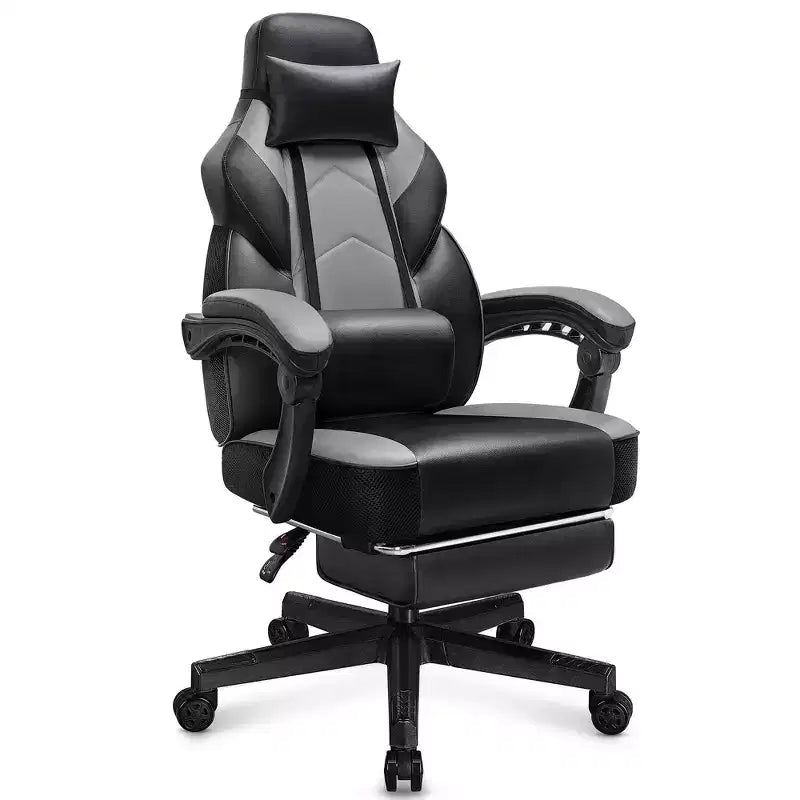 Chaises gaming Celebalcony pour adultes avec repose-pieds, dossier haut, soutien lombaire de massage, chaises d'ordinateur pivotantes à 360° à hauteur réglable
