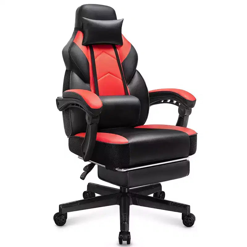 Chaises gaming Celebalcony pour adultes avec repose-pieds, dossier haut, soutien lombaire de massage, chaises d'ordinateur pivotantes à 360° à hauteur réglable