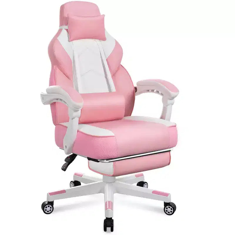 Chaises gaming Celebalcony pour adultes avec repose-pieds, dossier haut, soutien lombaire de massage, chaises d'ordinateur pivotantes à 360° à hauteur réglable