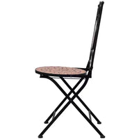 vidaXL Salon de Bistro Mosaïque Terre Cuite et