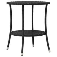 vidaXL Ensemble de bistrot avec coussins en résine tressée