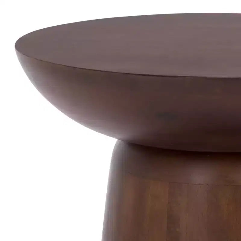 Zenon Table d'appoint ronde - ACC3260 - brun foncé - Safavieh
