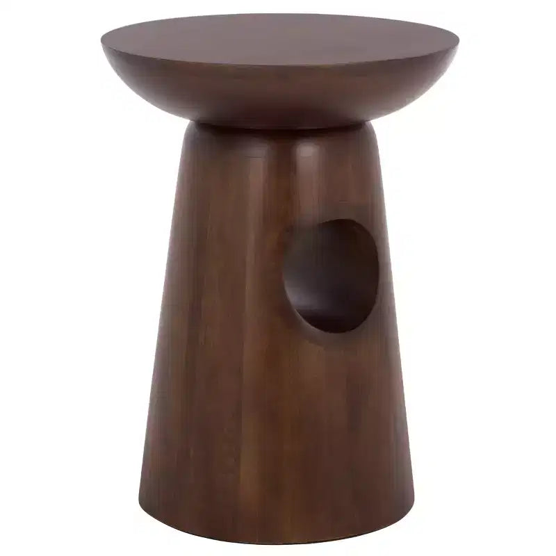 Zenon Table d'appoint ronde - ACC3260 - brun foncé - Safavieh